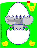 Puzzle pour enfants Jeu de Pâques en ligne pour petits enfants